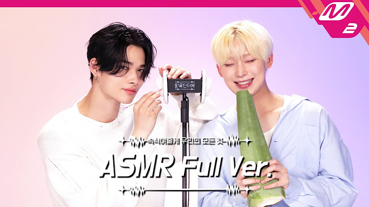 심장까지 촉촉해지는 알로에 젤 마사지🌿 & 귀청소 ASMR 풀버전 | 엔하이픈 니키&선우 | [팅글인터뷰]