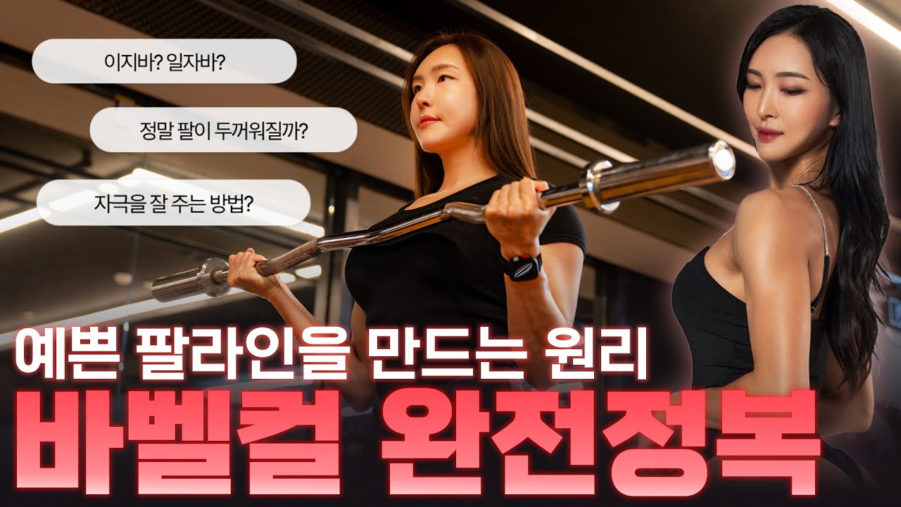 예쁜 팔라인 만드는 원리, 바벨 컬 완전정복