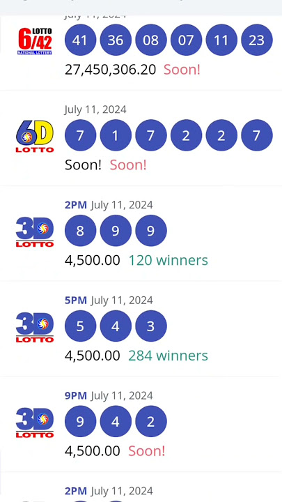 9pm lotto result today July 11,2024#shortvideo #lottoresultstoday