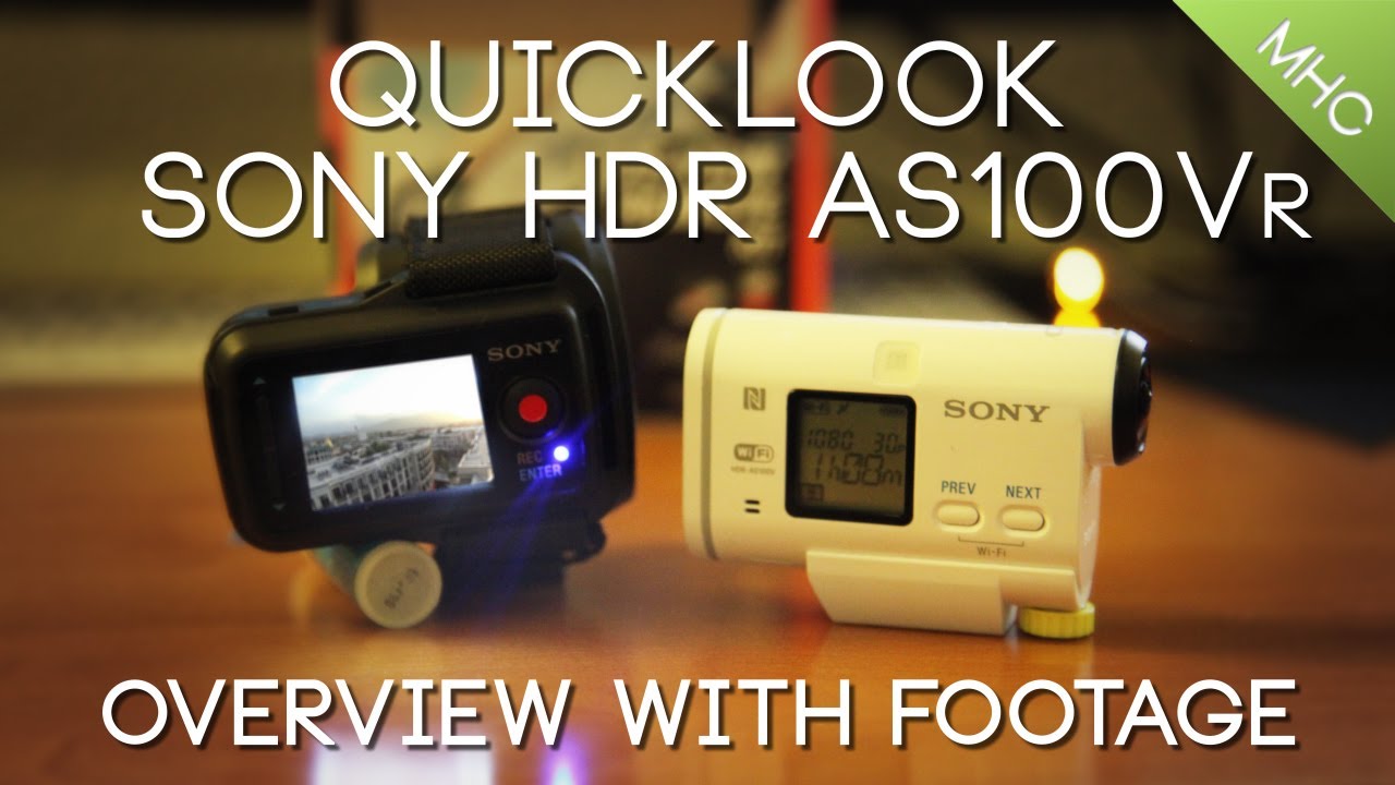 Quicklook Sony HDR-AS100VR