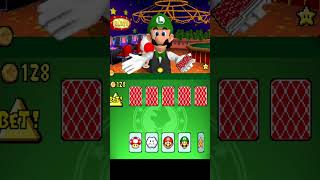 S-Mario: Mini-games: Poker (P.1, from 10 to 200 coins)