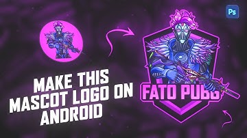 How to Make Gaming Mascot Logo in Pscc | How to Make Gaming Mascot Logo in Android