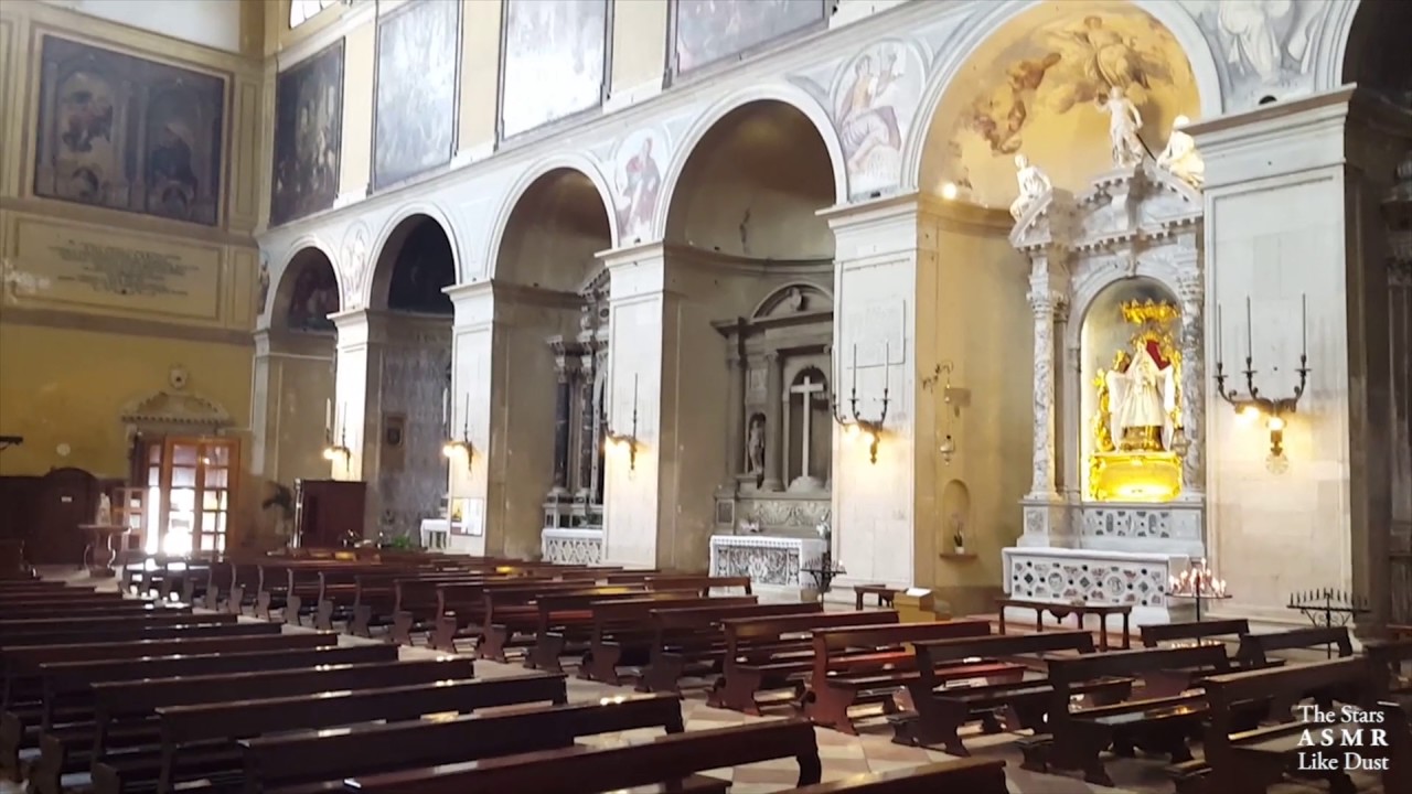 [ASMR ITA+ENG] A Church in Italy / Una Chiesa in Italia | Whispering, Ambient Sounds - Version #1