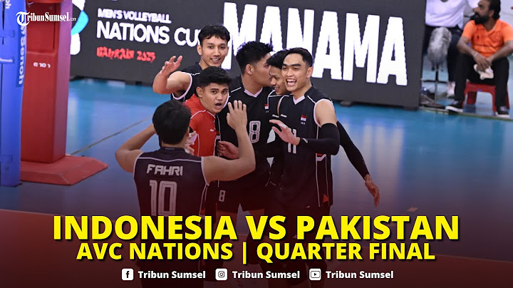 🔴 INDONESIA VS PAKISTAN I VOLLEYBALL MEN'S AVC NATIONS CUP 2025 QUARTER FINAL | LIVE SCORE