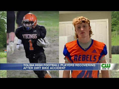 Tolsia High School football players recovering after dirt bike accident