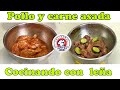 Como marinar la carne y el  pollo para asar con leña