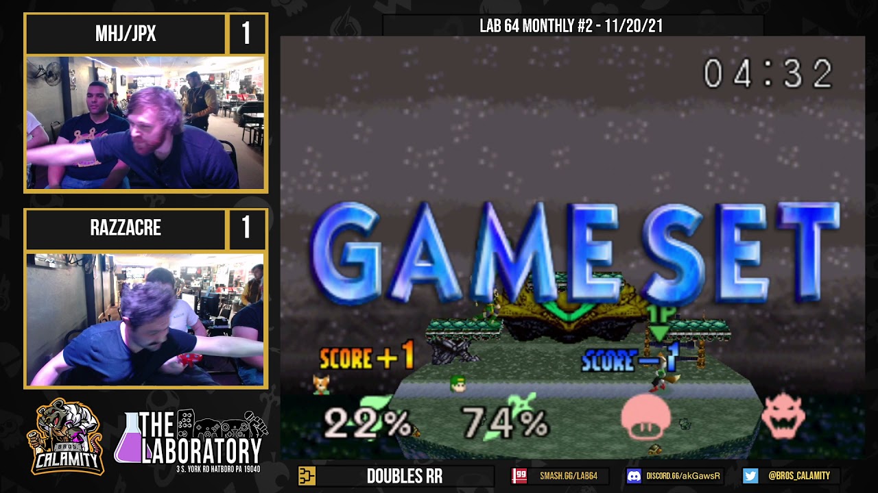 Lab64#2 | REMIX Doubles RR - MasterJPX vs Razzacre