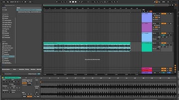 how to change tempo & key of a backing track in ableton live