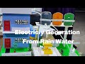 Electricity generation from rain water  best science project free energy  inspired award project