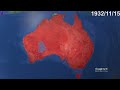 Emu war in 1 minute using google earth