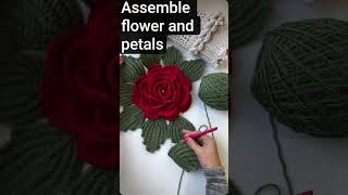 table mat assembly flower