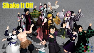 【鬼滅のMMD】鬼滅カップルズで『Shake It Off』【Demon Slayer MMD】