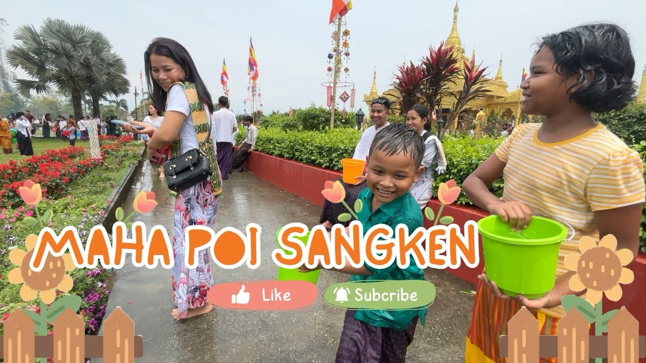 Celebrate Maha Poi Sangken At Kongmu Kham
