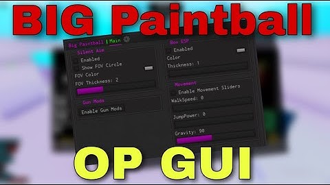 BIG Paintball Silent Aim, Gun Mods, ESP Script/Hack | INF KILLS | Roblox Script/Hack Showcase