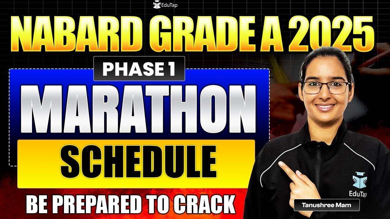 NABARD Grade a 2025 Phase 1 Marathon | NABARD Assistant Manager ARD ...
