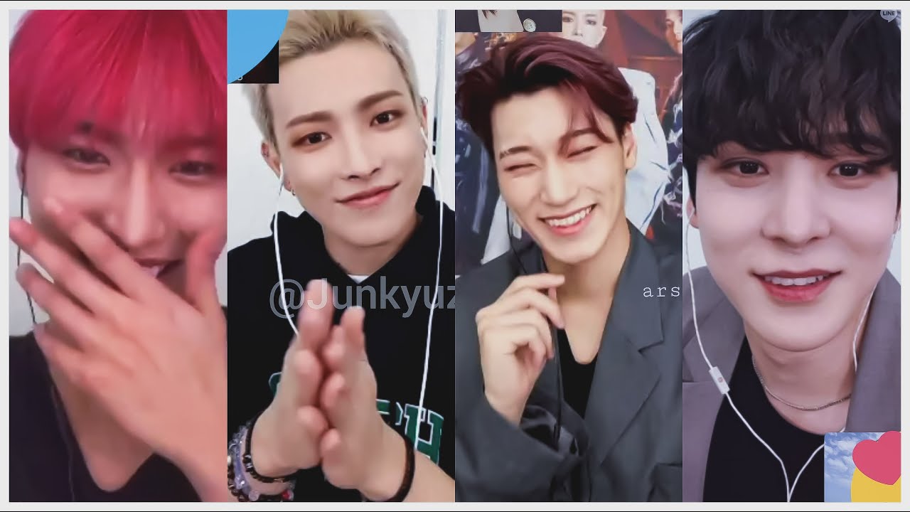 ATEEZ being Atiny's besties -video call ver-