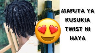 MTINDO WA KUKUZA NYWELE // MAFUTA YA KUSUKIA TWIST // #mtindowakukuzanywele #styleyakukuzanywele