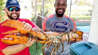 COOKING My MASSIVE 15lb PET LOBSTER! *MUKBANG*