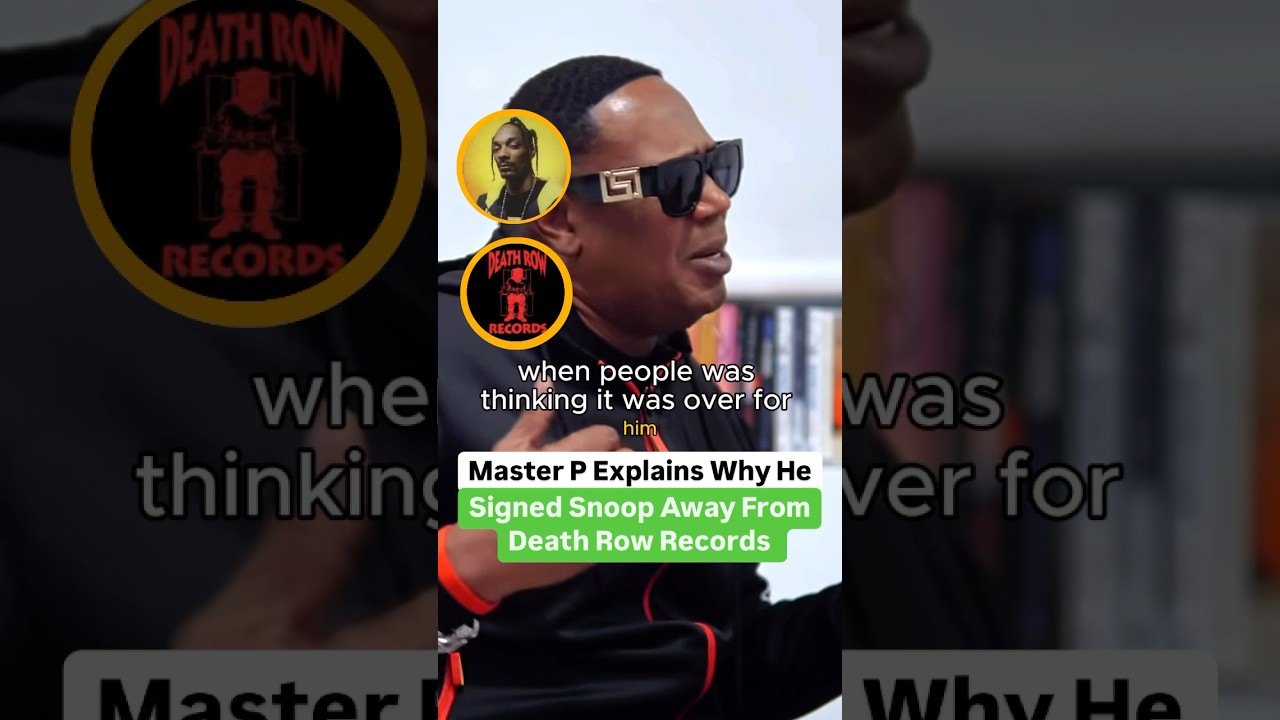 Master P Explains Why He Signed Snoop Away From Death Row Records