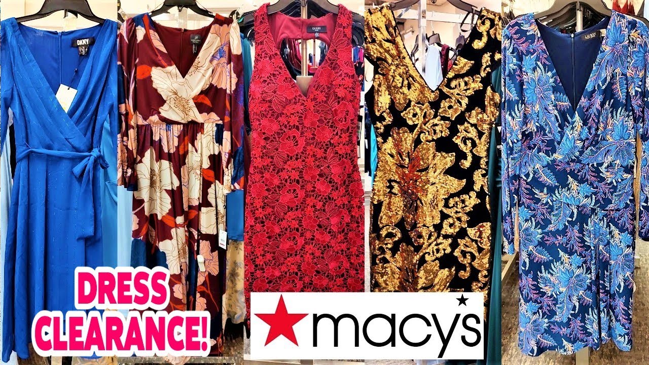 macy’s clearance dresses