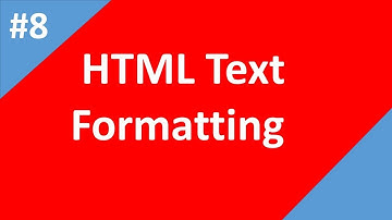 Html text formatting | Part - 08 | Html tutorial for beginners | Tech Talk Tricks