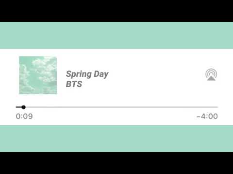 spring day – bts [ music box ver. ] for your pinned tweet ♡ ˊ˗