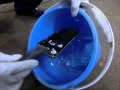 Drying of polychlorinated aluminum liquid  ポリ塩化アルミニウム 液体 凝集剤乾燥