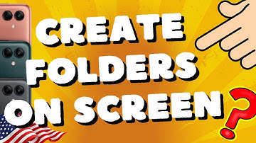 How to Create Folders on Home Screen on SAMSUNG GALAXY A04, A04s, A03, A02, A05