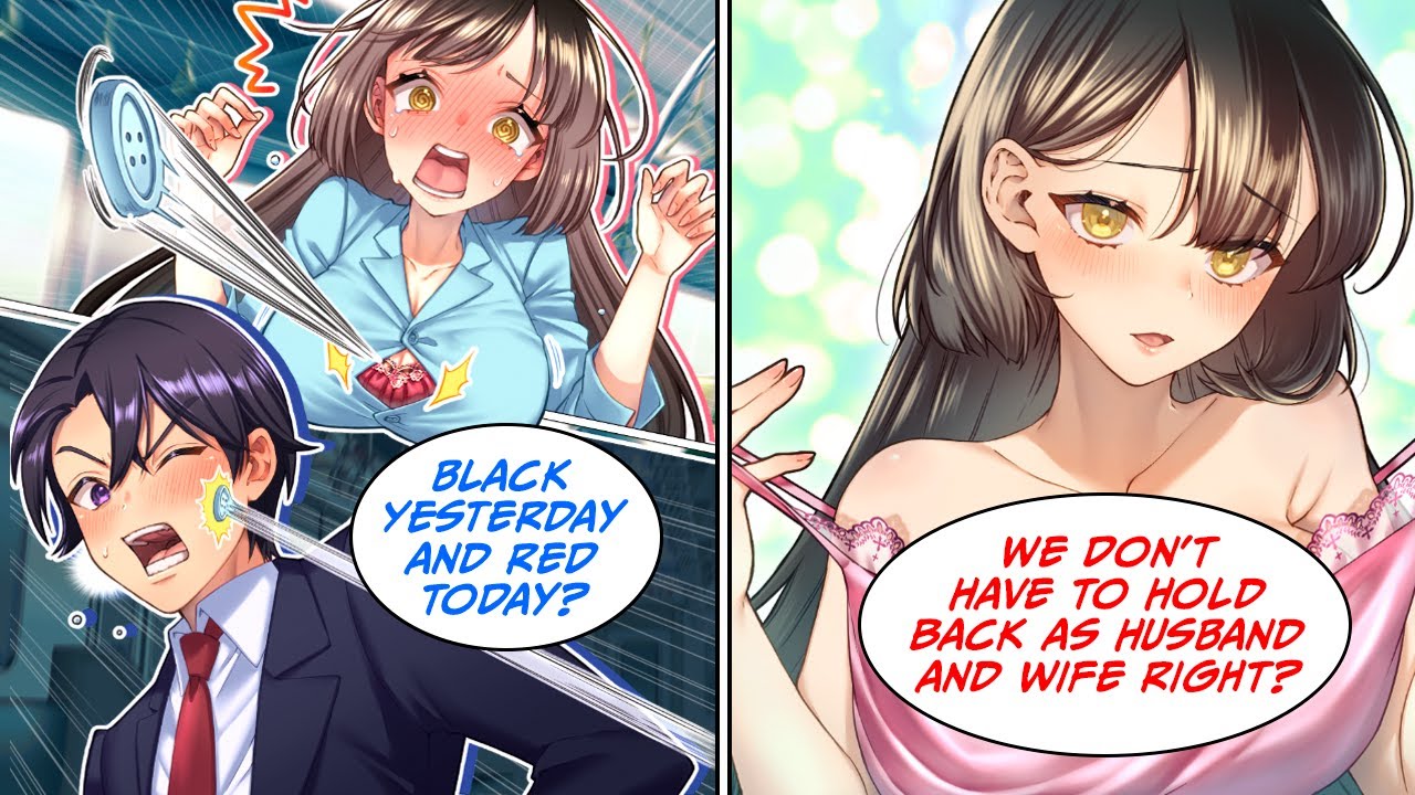 [Manga Dub] The beautiful receptionists button came flying at my face! [RomCom]