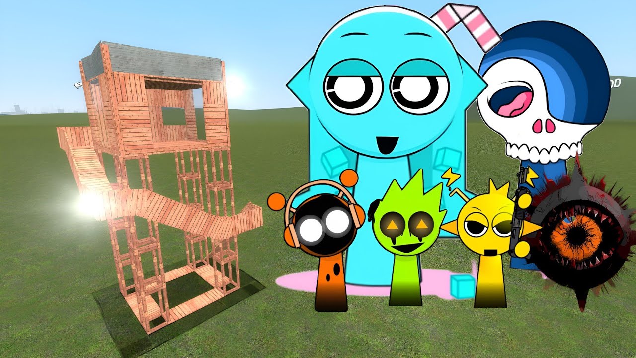 Incredibox Sprunki Vs Towers In Garry's Mod