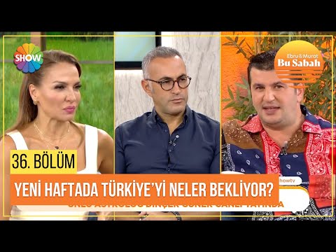 Yeni haftada Türkiye'yi neler bekliyor? ünlü Astrolog Dinçer Güner Bu Sabah'ta | Bu Sabah 36. Bölüm
