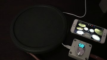 ESP32 BLE MIDI Drum with external drum pad