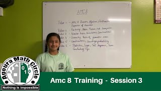 AMC 8 Training Session 3
