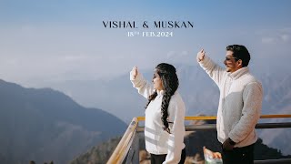 BEST PRE WEDDING TEASER 2024 | VISHAL & MUSKAN | RISHIKESH | MUSSOORIE | LAKSHYA FILMS AND STUDIO