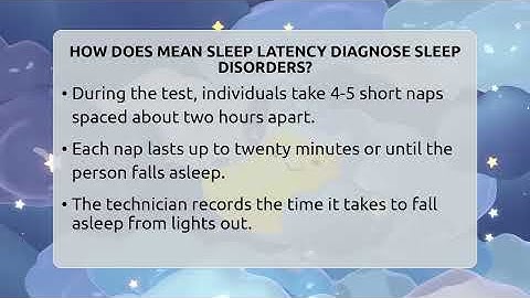 How Does Mean Sleep Latency Diagnose Sleep Disorders? - Sleep Apnea Support Network