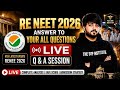 LIVE 🔴 Re-NEET 2026 Q&A Refund Update, CBT Mode, MBBS Cutoff NTA Latest News #Neet2026 PwD SVP #Neet