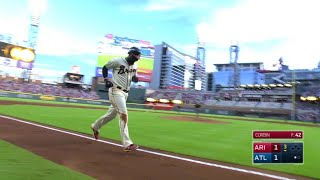 ARI@ATL: Phillips connects and drives a homer to left