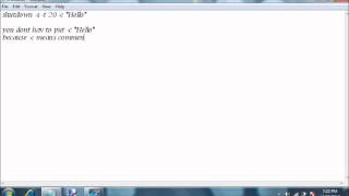 How to shutdown computers with notepad