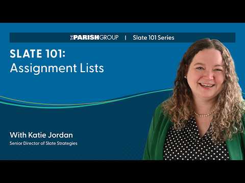Slate 101 — Assignment Lists - YouTube