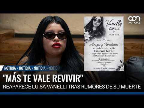 "It was a fabrication": Luisa Vanelli clarifies she didn't die or fake her own death