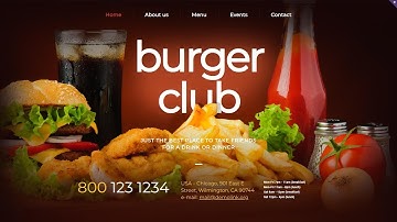 Fast Food Restaurant Responsive Website Template by WT - 57620