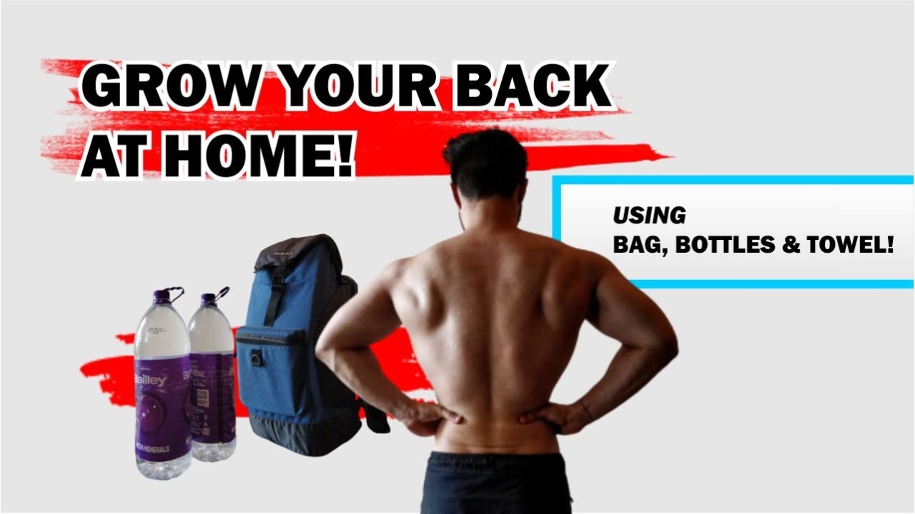 Grow your back muscles at home | no equipments | BACK WORKOUT FOR