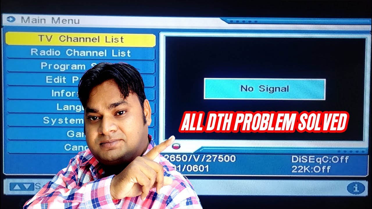 NO SIGNAL PROBLEM AND SOLUTION SET TOP BOX NO SIGNAL THEEK KARE