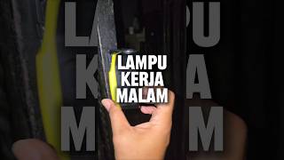 lampu kerja malam Worklight 2 warna cahaya kuning dan putih