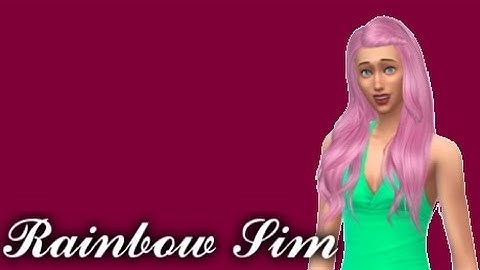 The Sims 4:Create a Sim: Rainbow Sim