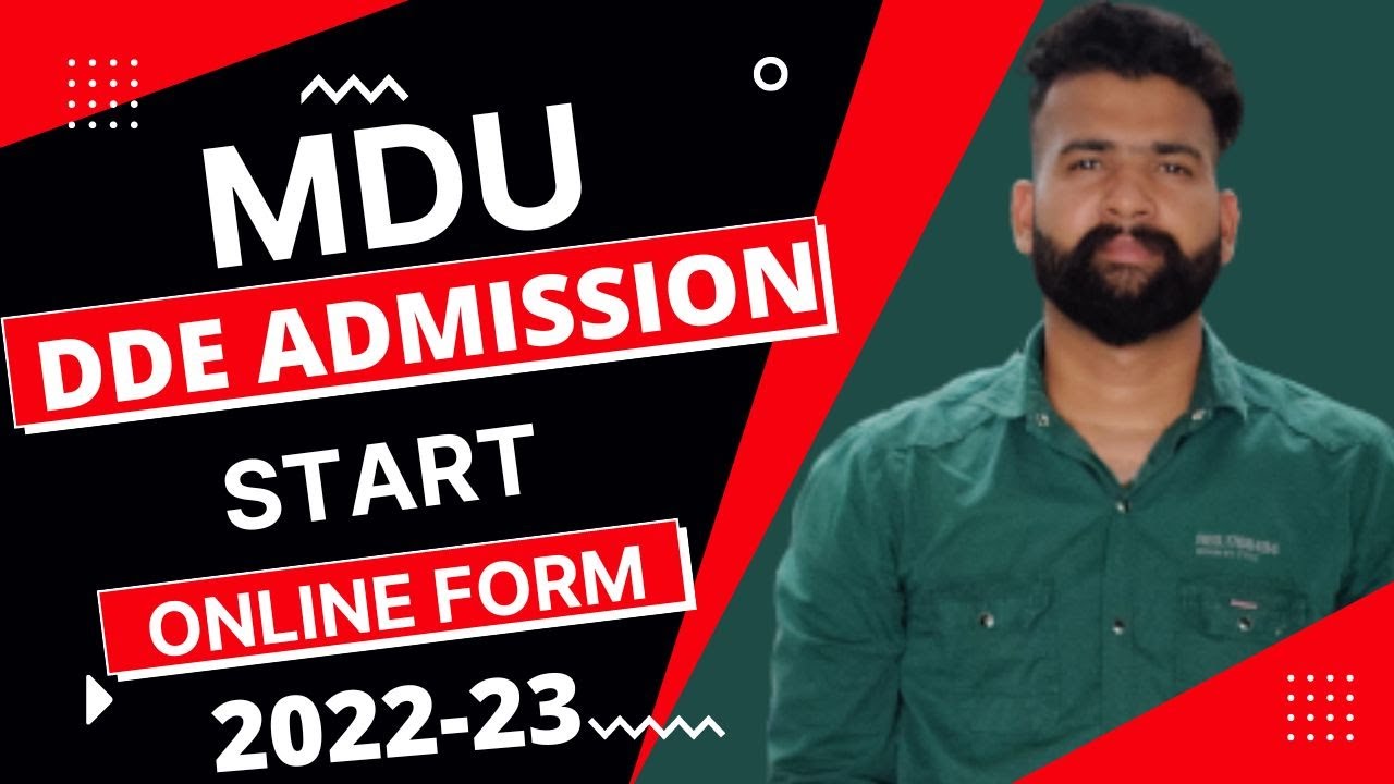 How To Fill MDU DDE Admission Form Online Step By Step Full Process how-to-fill-mdu-dde-admission-form-online-step-by-step-full-process