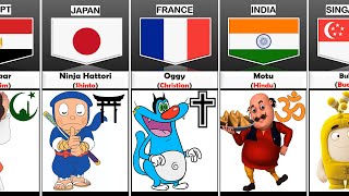 Religion Of Cartoon Characters From Different Countries Part-2
