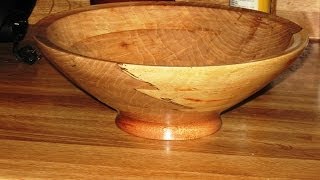 #27 Woodturning a Spalted Pecan Economy Bowl Part 1