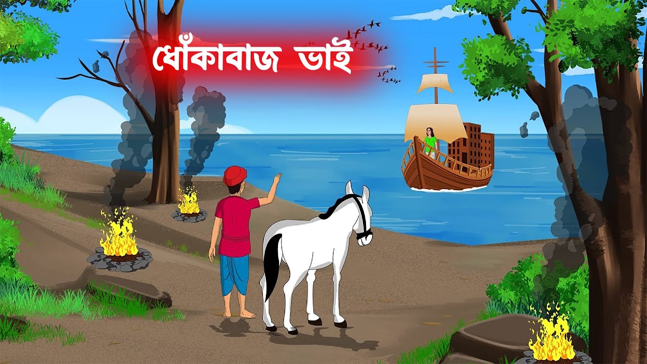 ধোঁকাবাজ ভাই | Bengali Fantasy Adventure Story | Rupkothar Golpo | Bangla Cartoon | Thakurmar Jhuli