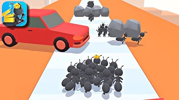 Tiny Run 3D🐜👑 Gameplay Walkthrough Part - 40 ( iOS,Android) All levels